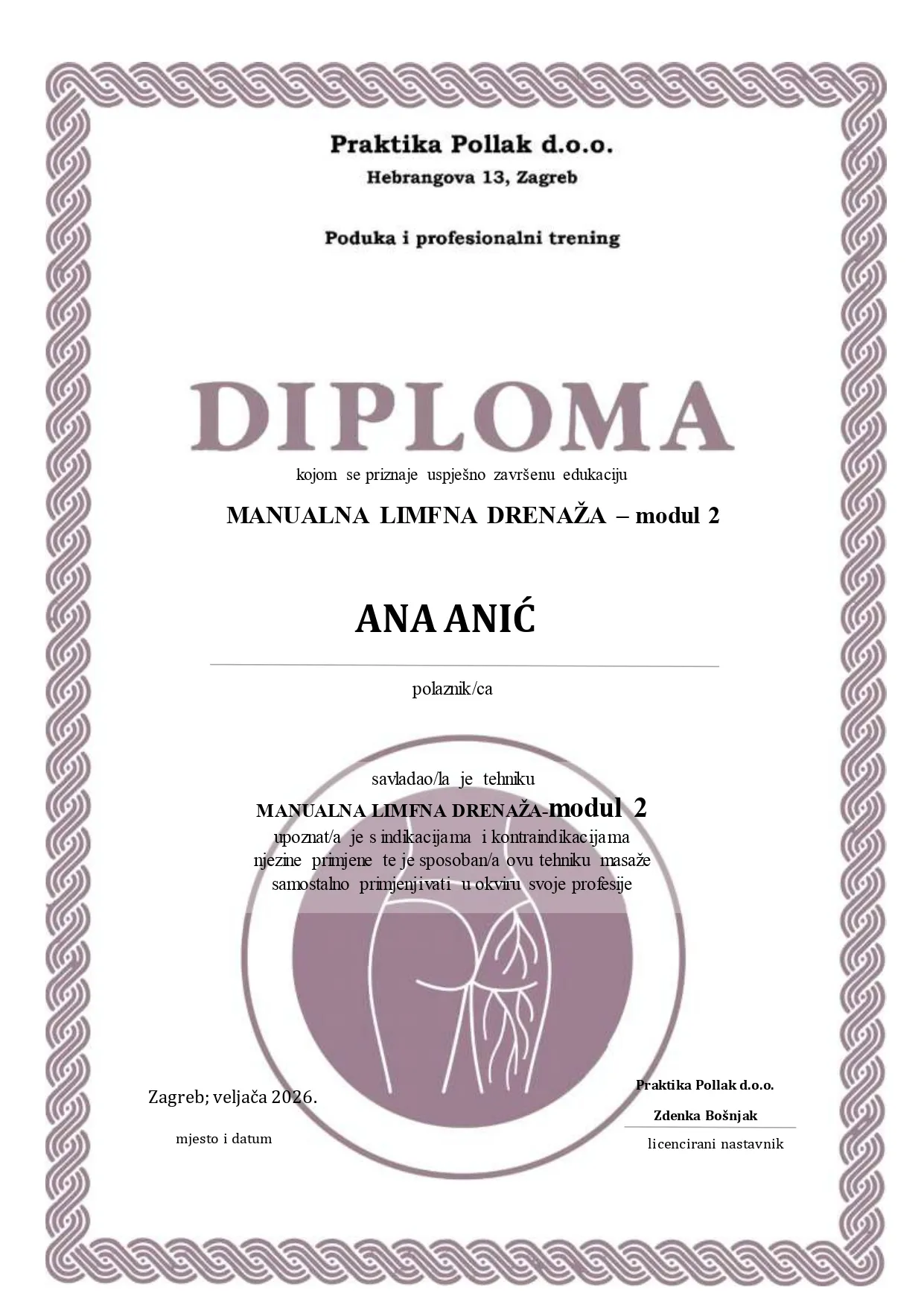 Certifikat MLD - Modul 2